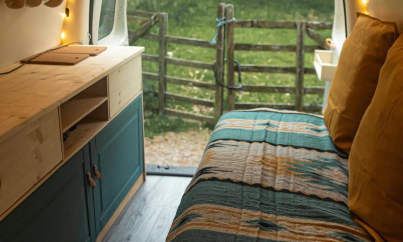 Can you sleep in a VW Caddy Van?